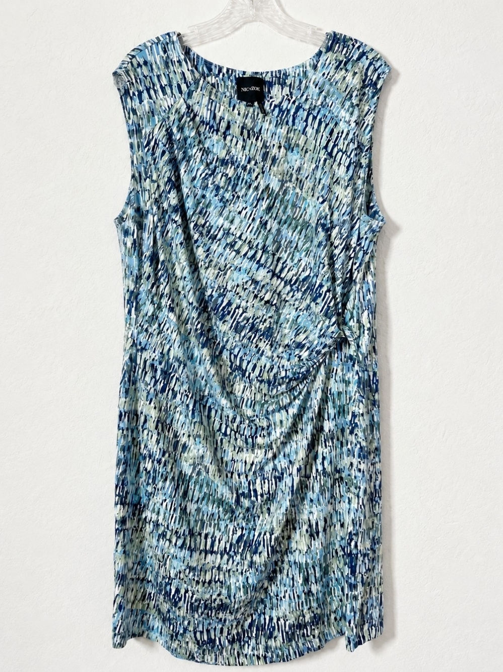 NIC+ZOE Women’s XL Abstract Print Sleeveless Dress